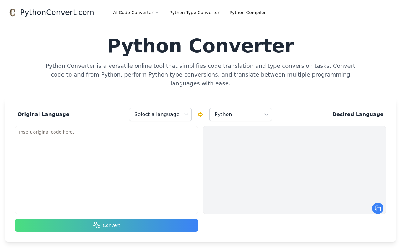 Python Converter