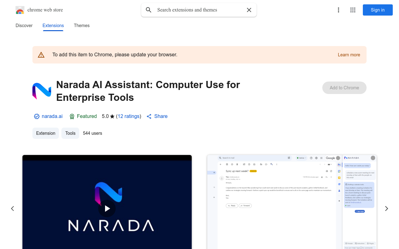Narada AI Assistant: Chat With Your Tools