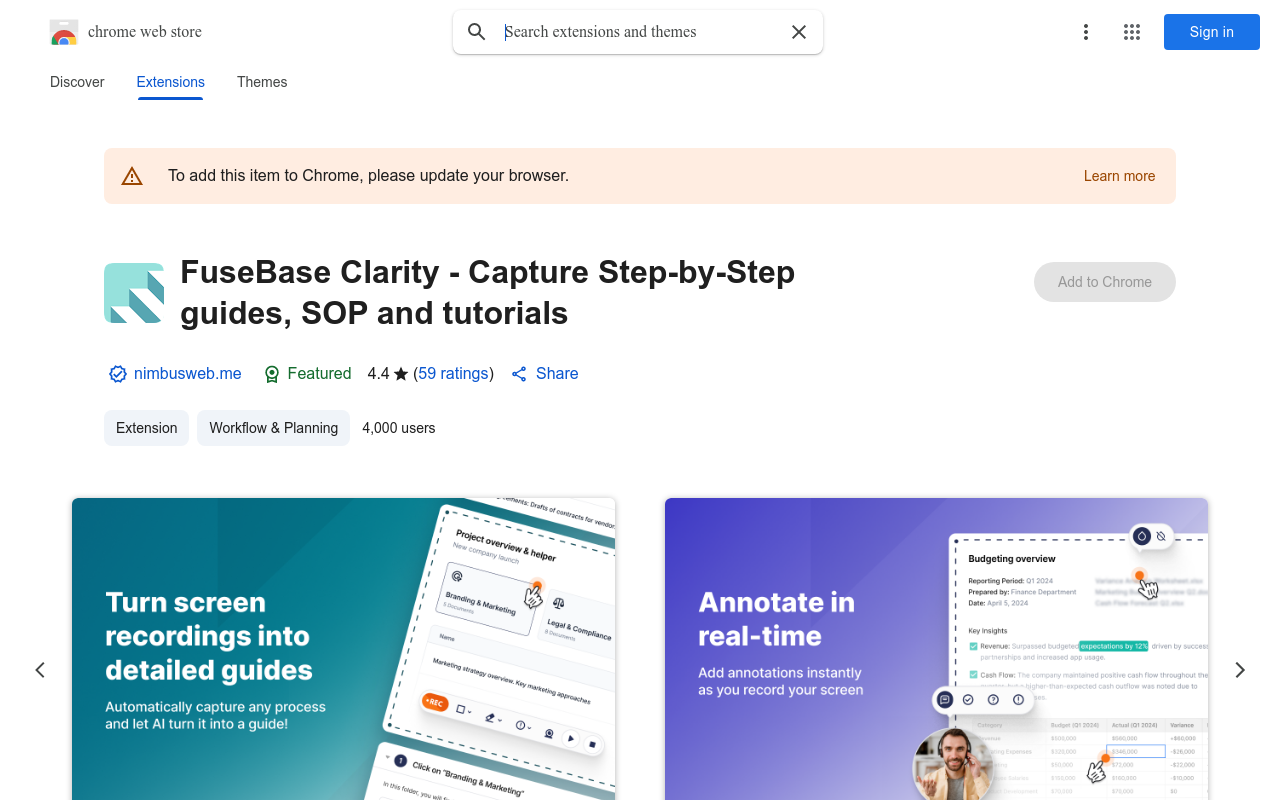 FuseBase Clarity - Capture Step-by-Step guides, SOP and tutorials
