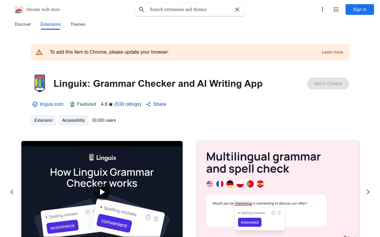 Linguix — Grammar Checker and AI Writing App