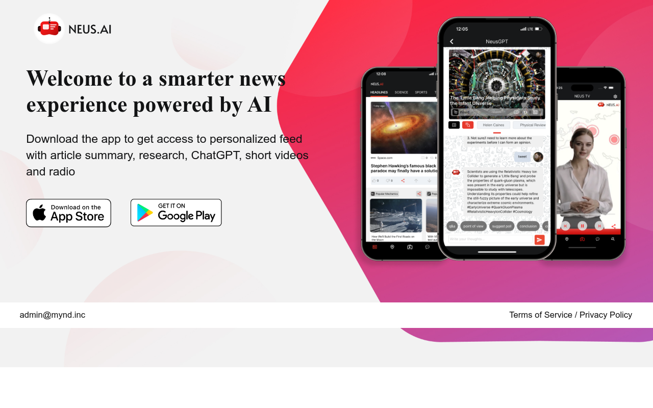 Neus.ai: News, Videos, NeusGPT, Chat