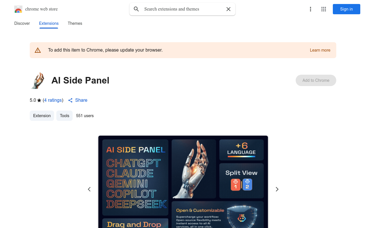 AI Side Panel