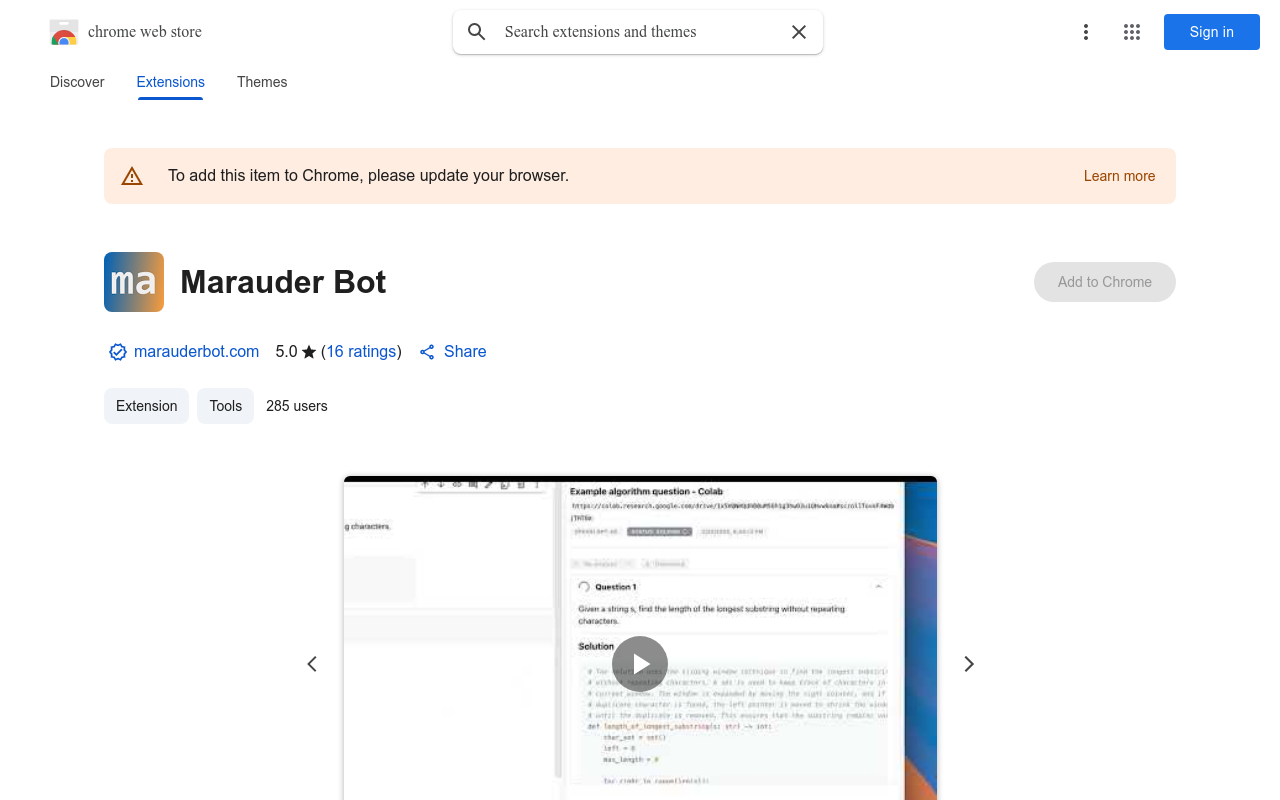 Marauder Bot