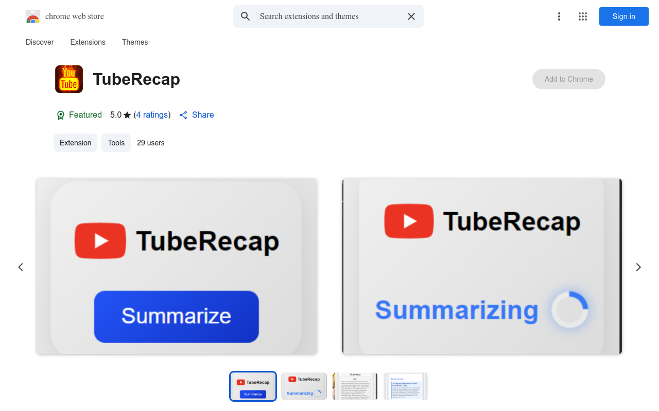 TubeRecap