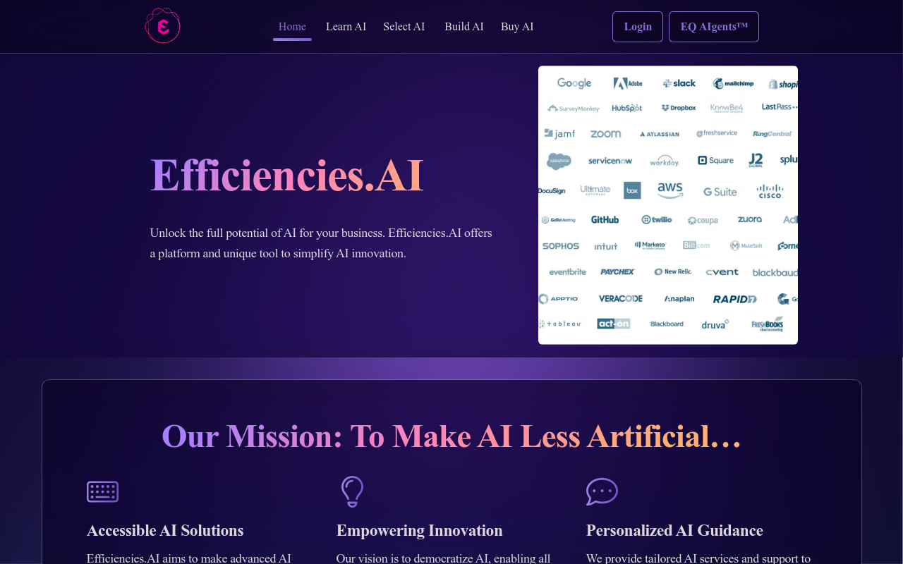 Efficiencies.AI | EQ AIgent™️