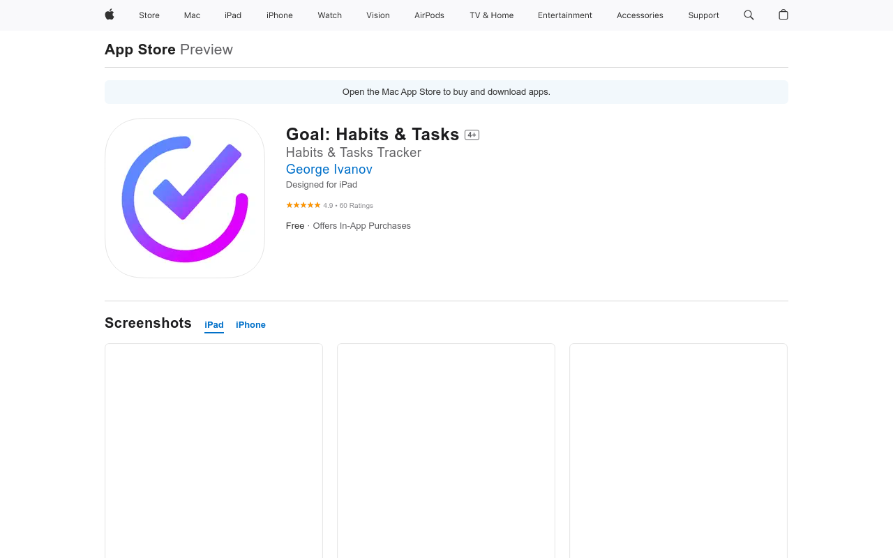 Goal: Habits & Goals