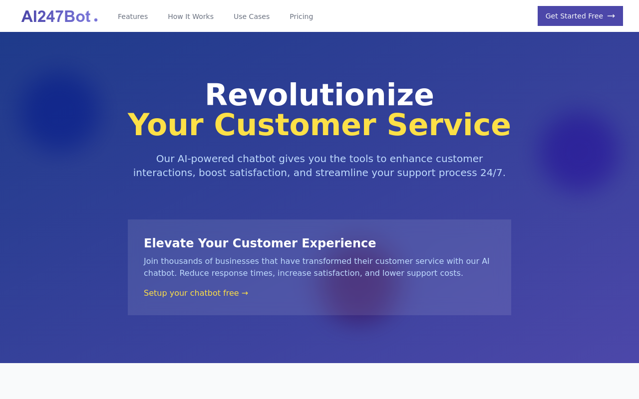 AI Customer Support Chatbot