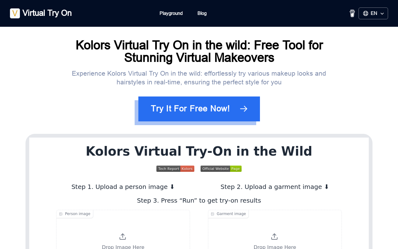Kolors Virtual Try On AI