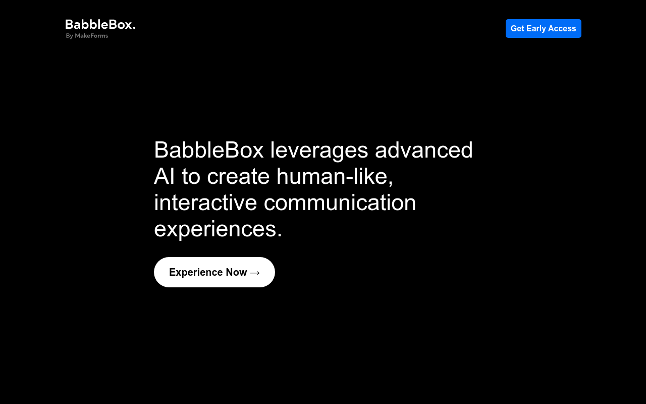 BabbleBox.ai by MakeForms.io