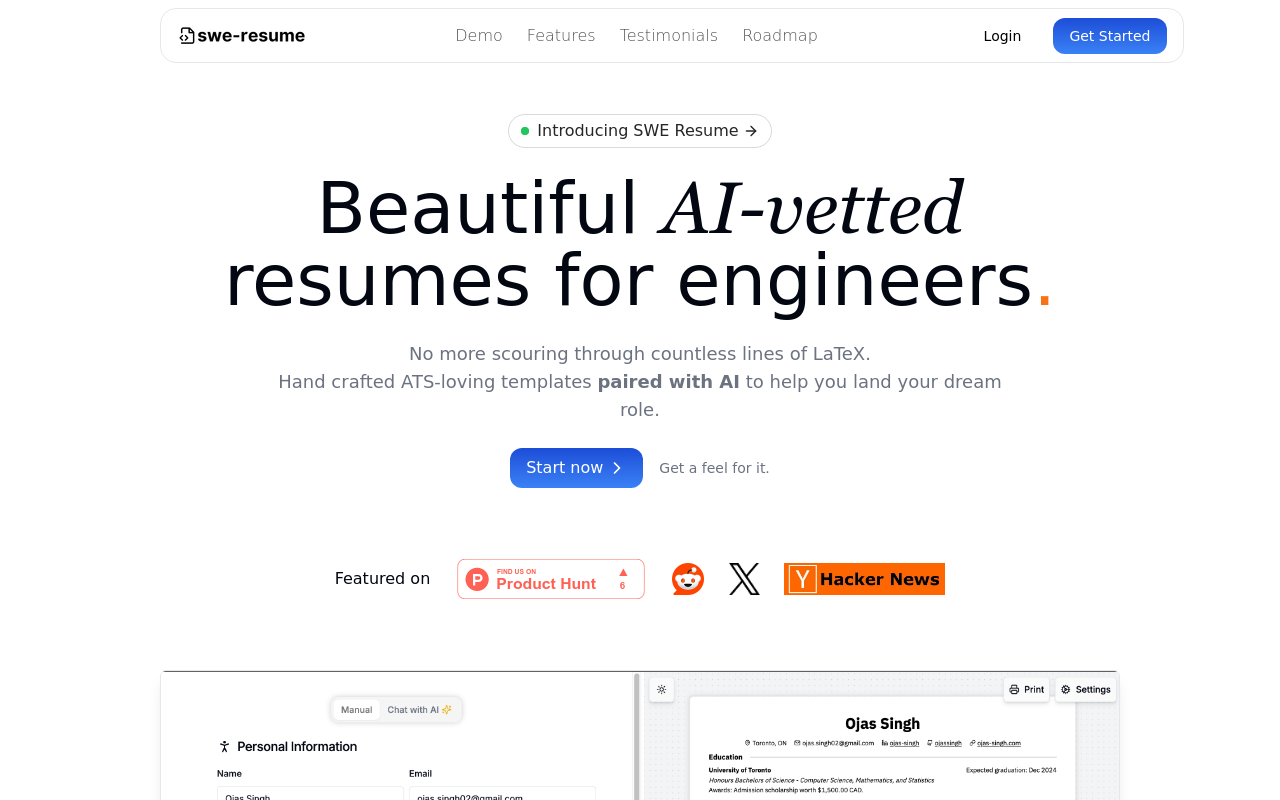 SWE-Resume