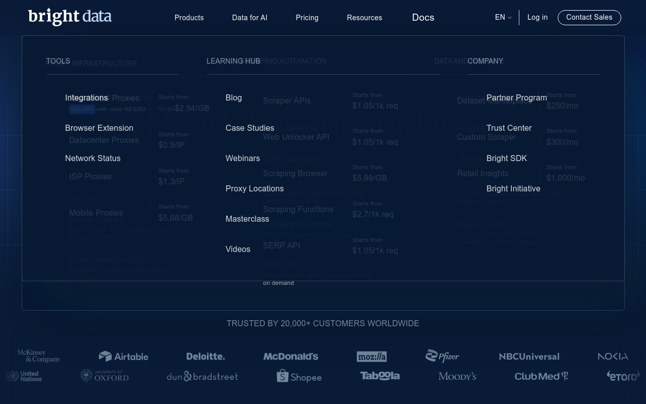 Bright Data Dataset Marketplace