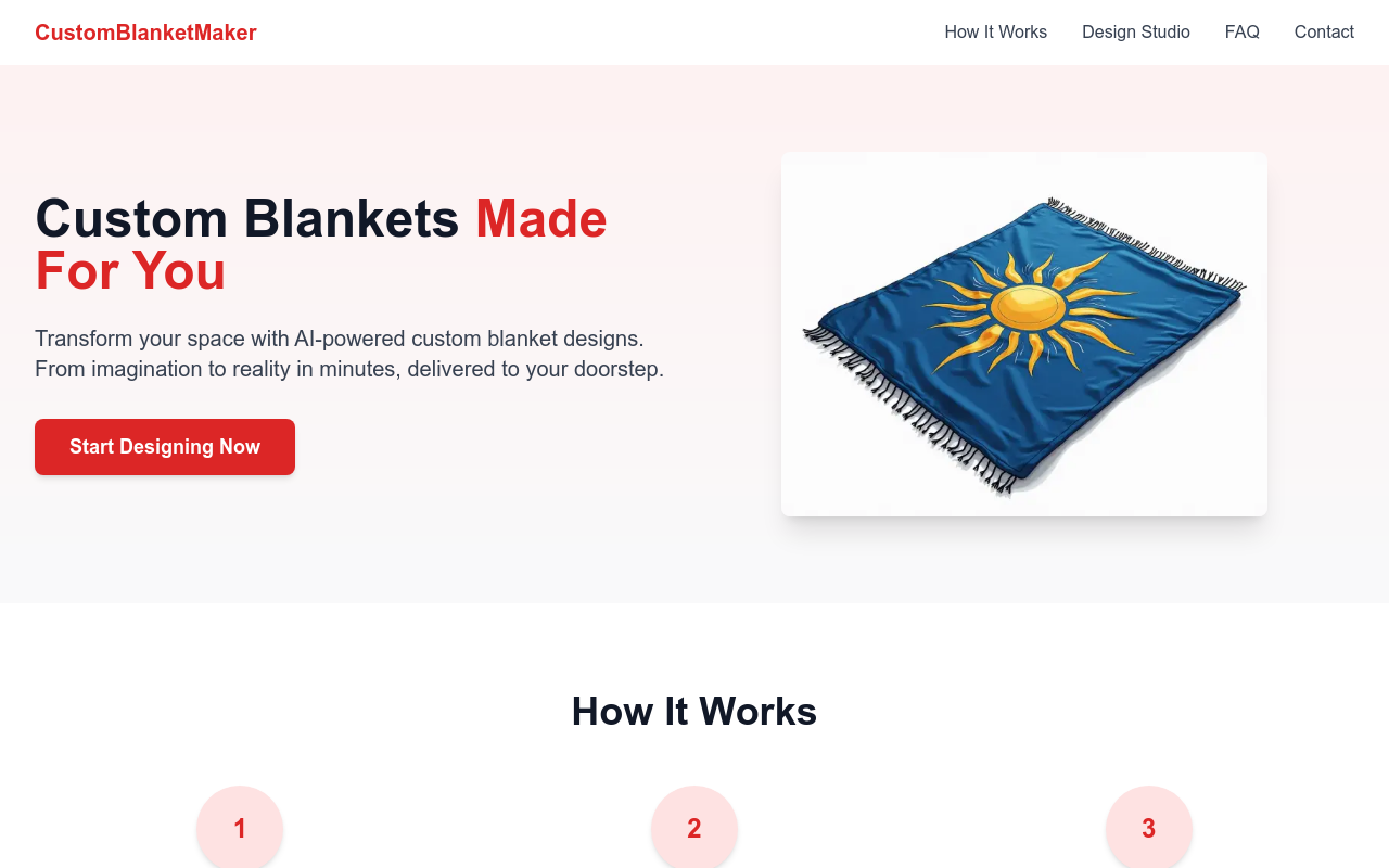 Custom Blanket Maker