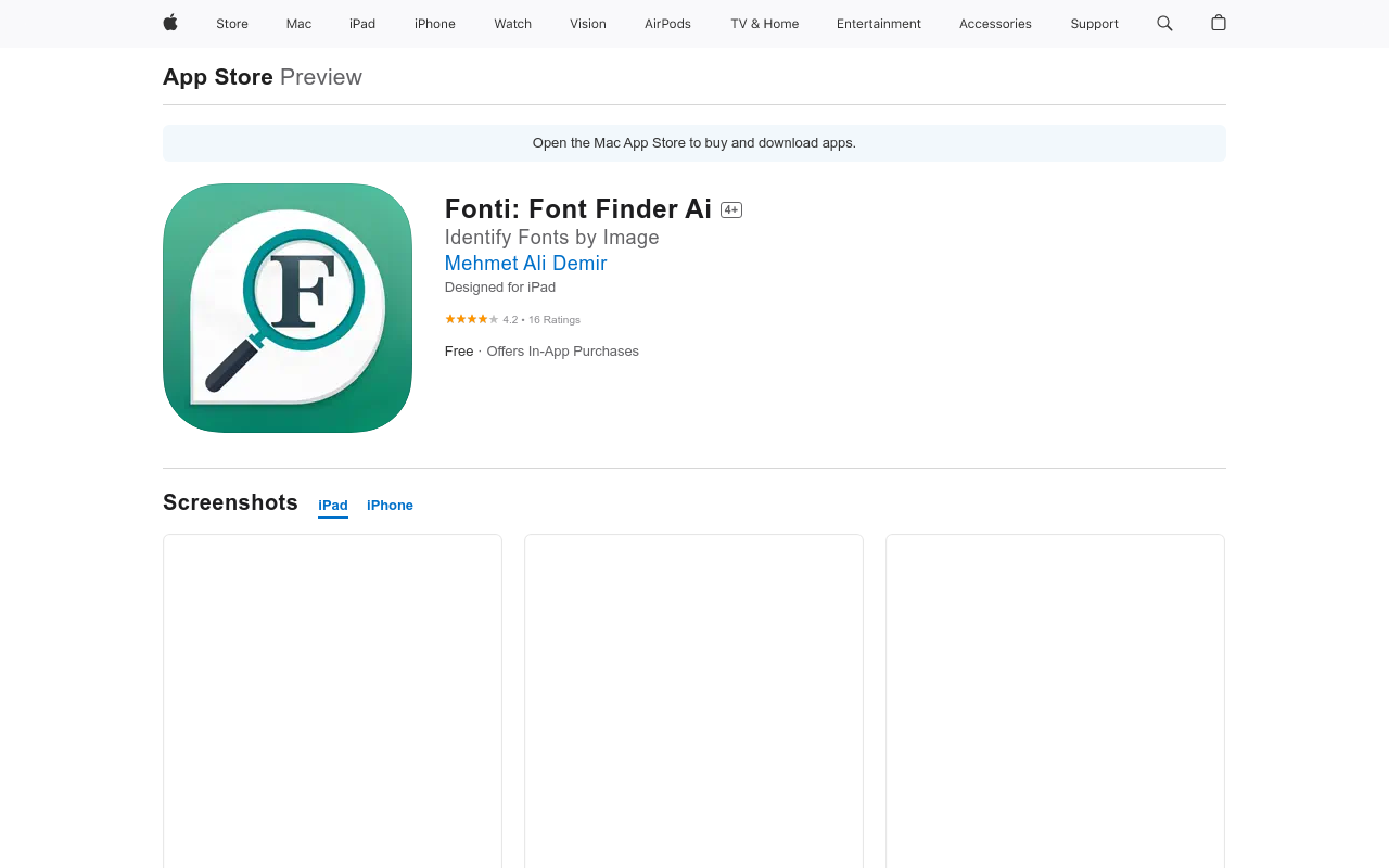 Fonti: Font Finder Ai