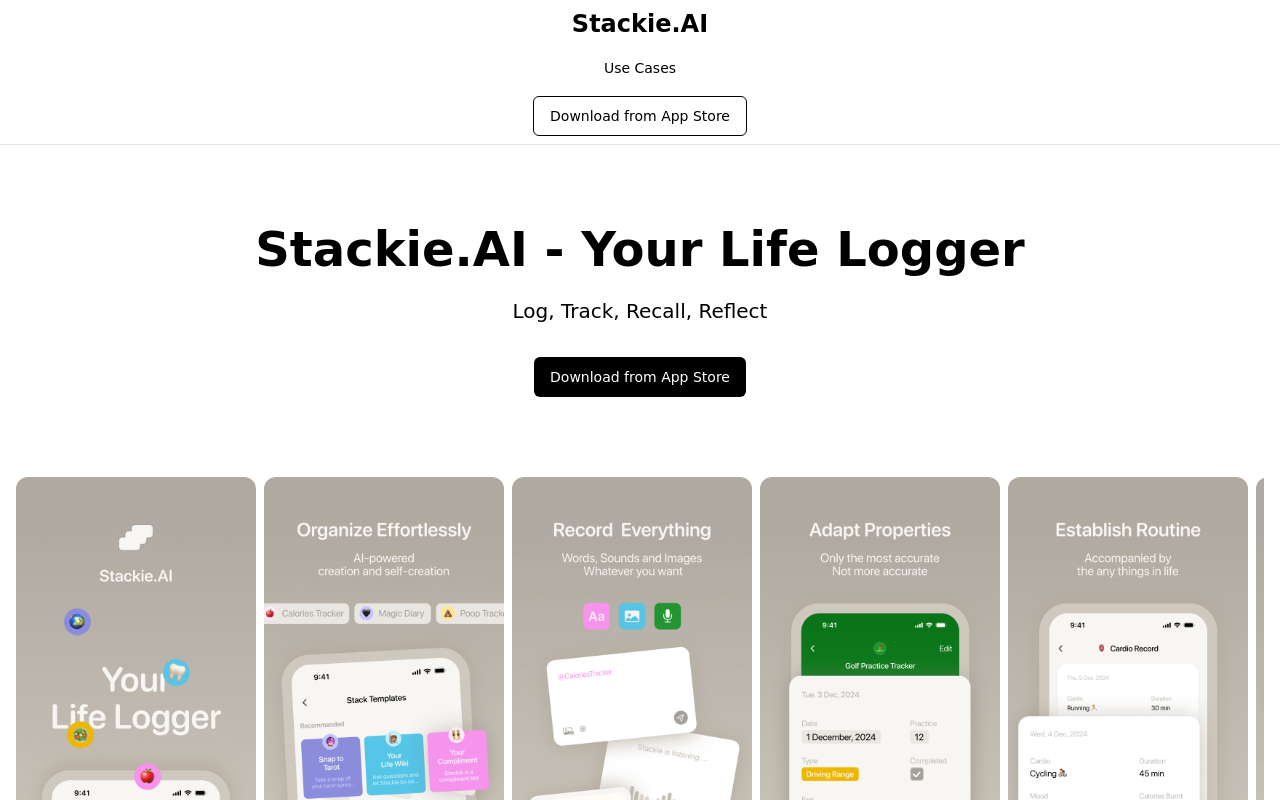 Stackie.AI (Notes, Tracker, Memo & More)