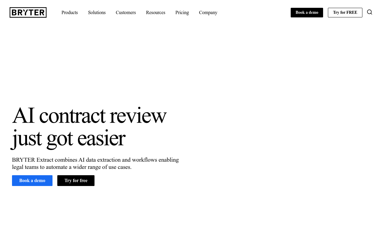 BRYTER Extract | AI for Legal