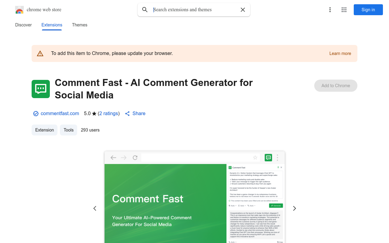 Comment Fast - AI Comment Generator for Social Media