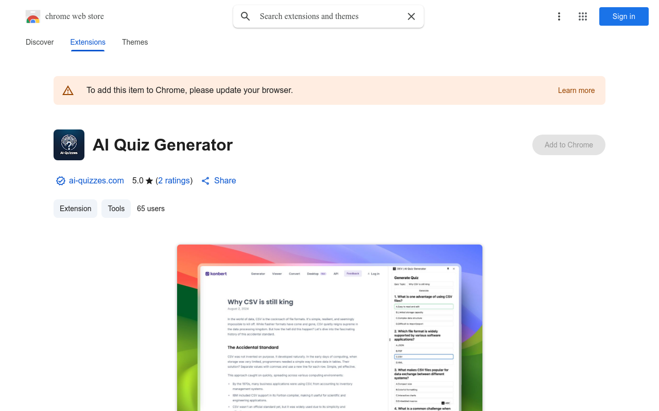 AI Quiz Generator