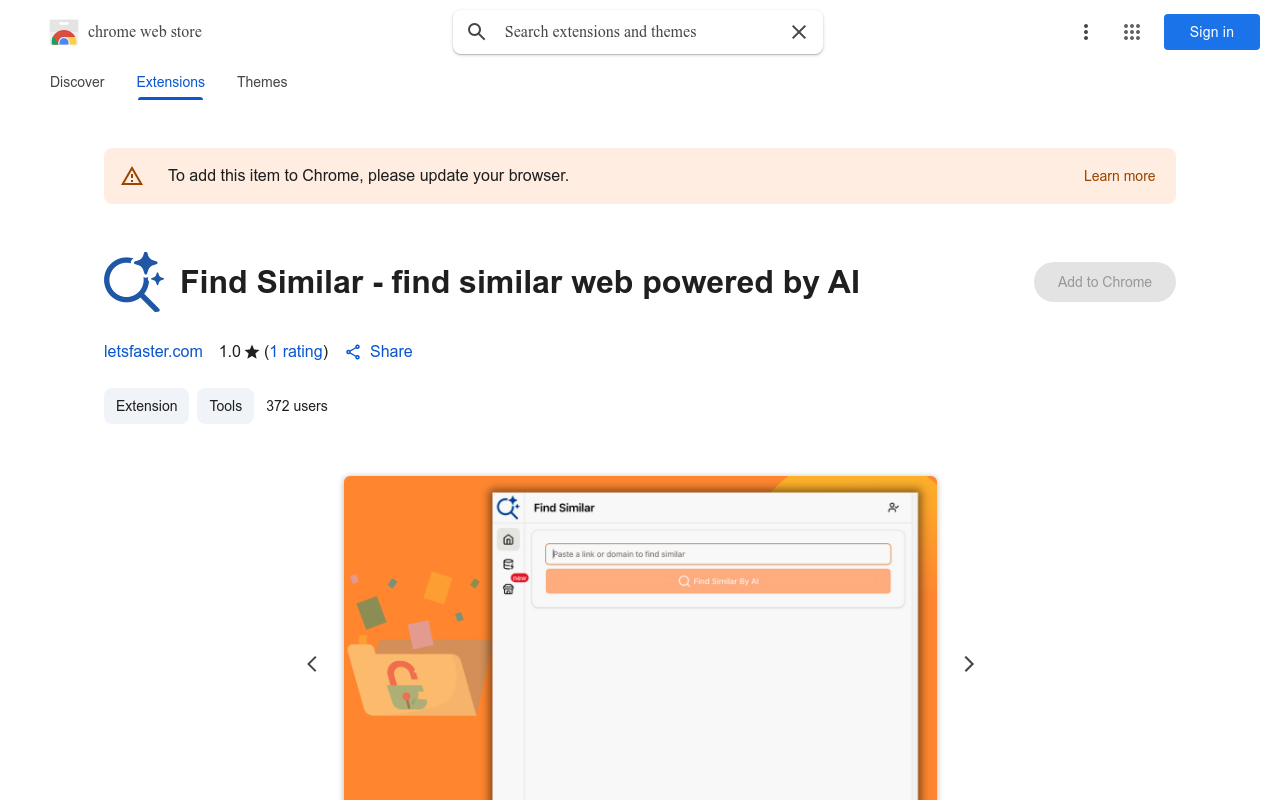 Find Similar - find similar web powered by AI