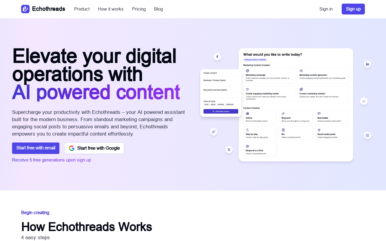 Echothreads