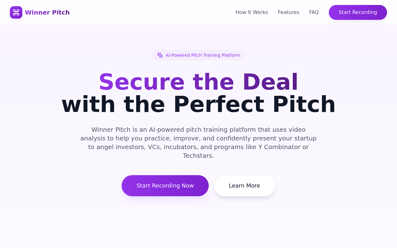 Winner Pitch