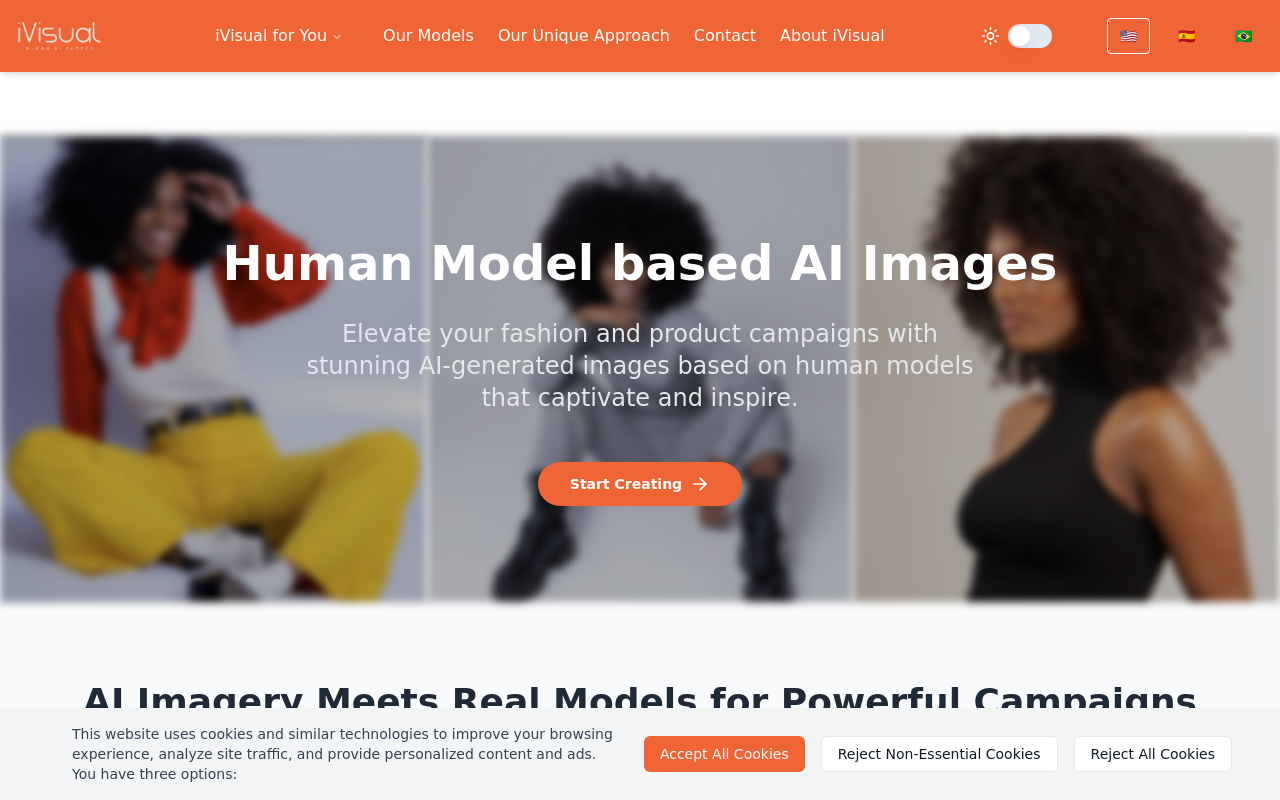 Human Model based AI Images