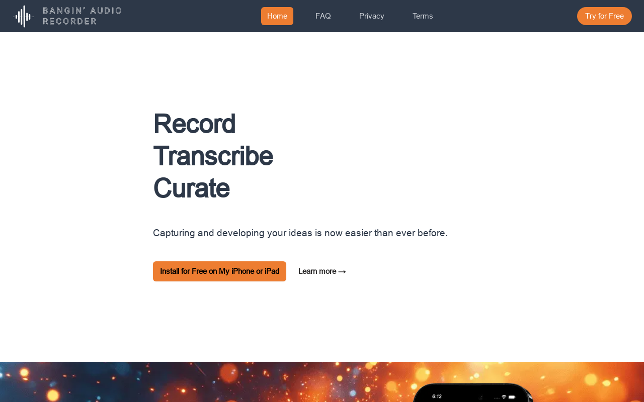 Bangin' Audio Recorder