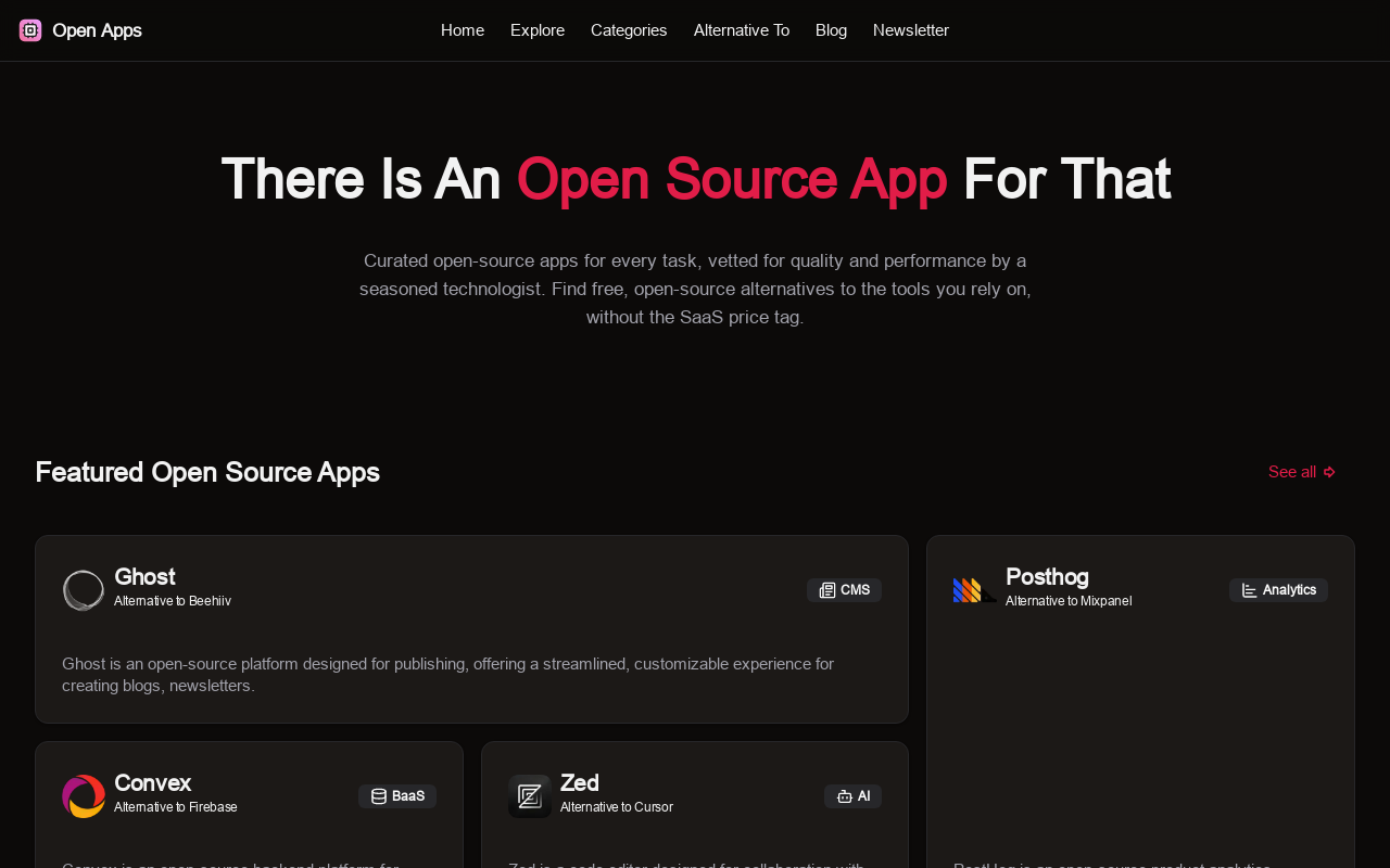 Open Apps