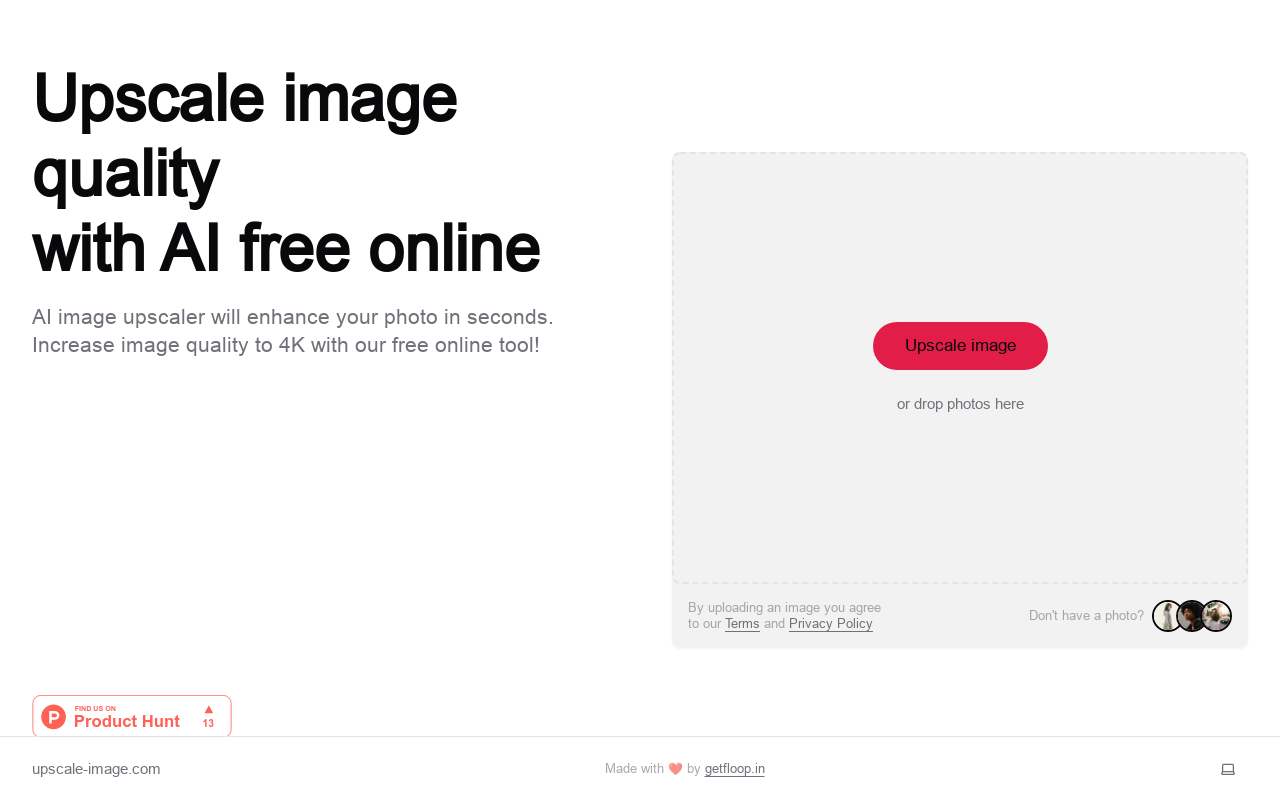 4K AI Upscaler - Free AI image tool
