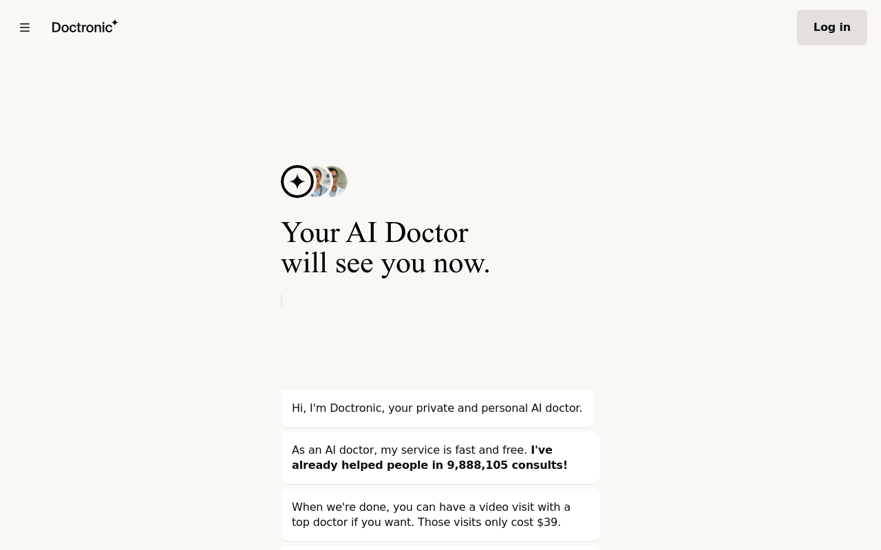 Doctronic AI Doctors + Human Doctors
