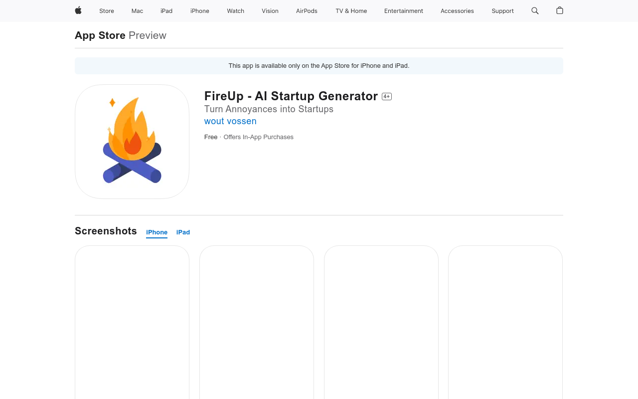 FireUp - AI Startup Generator