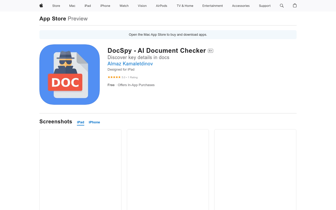 DocSpy: AI Document Checker