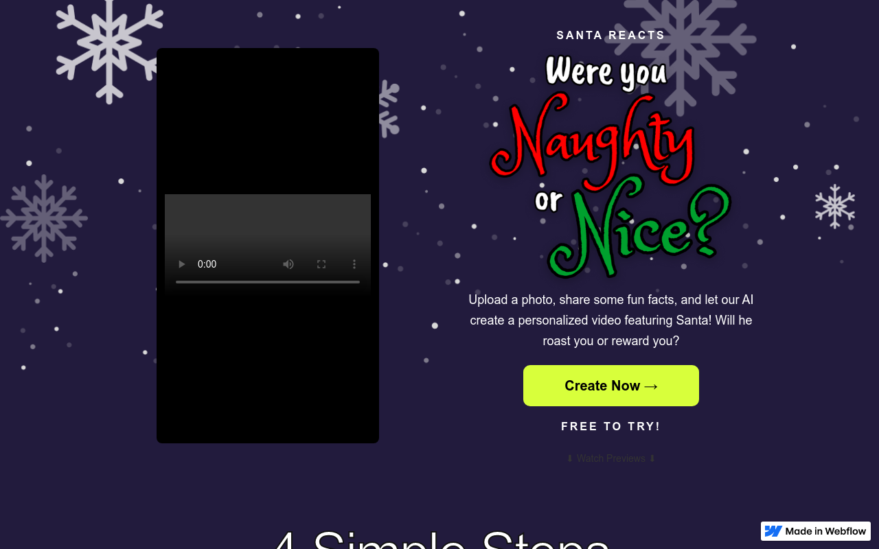 Naughty or Nice Video