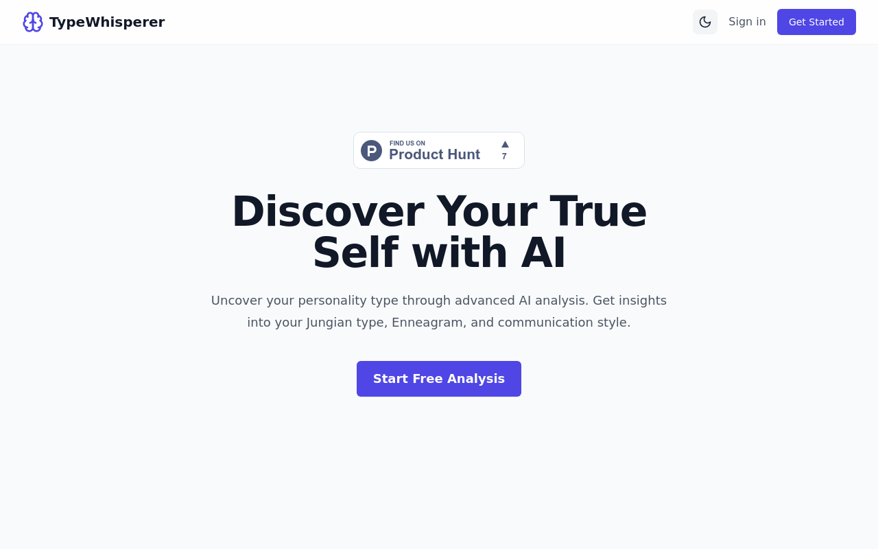 Type Whisperer Ai