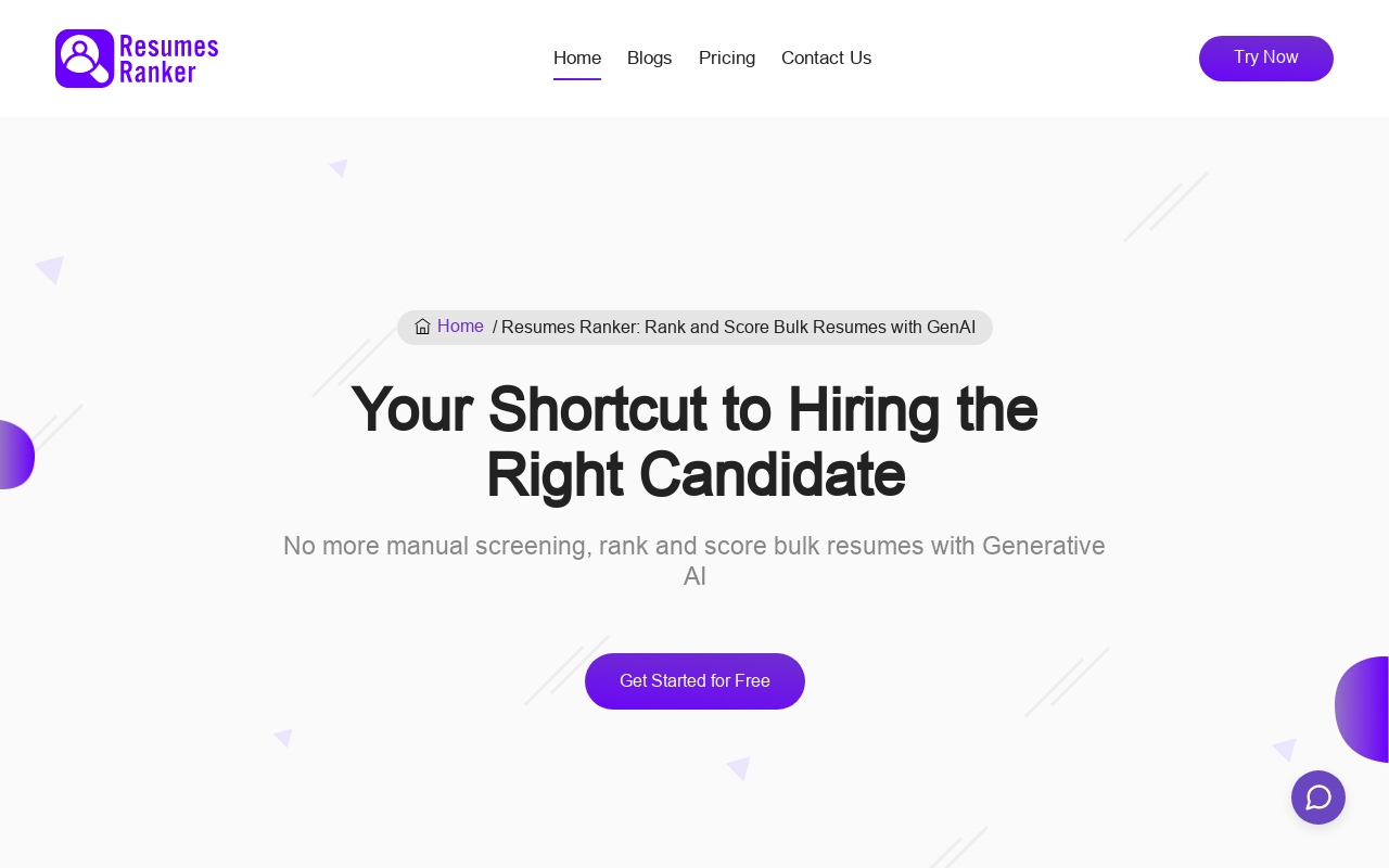 Resumes Ranker