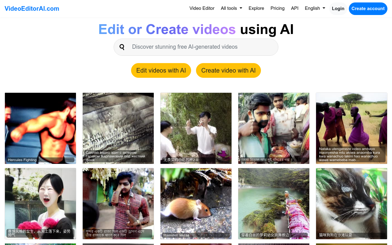 Video Editor AI