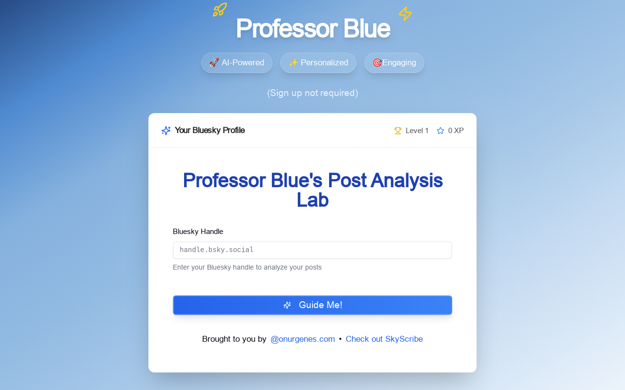 Professor Blue