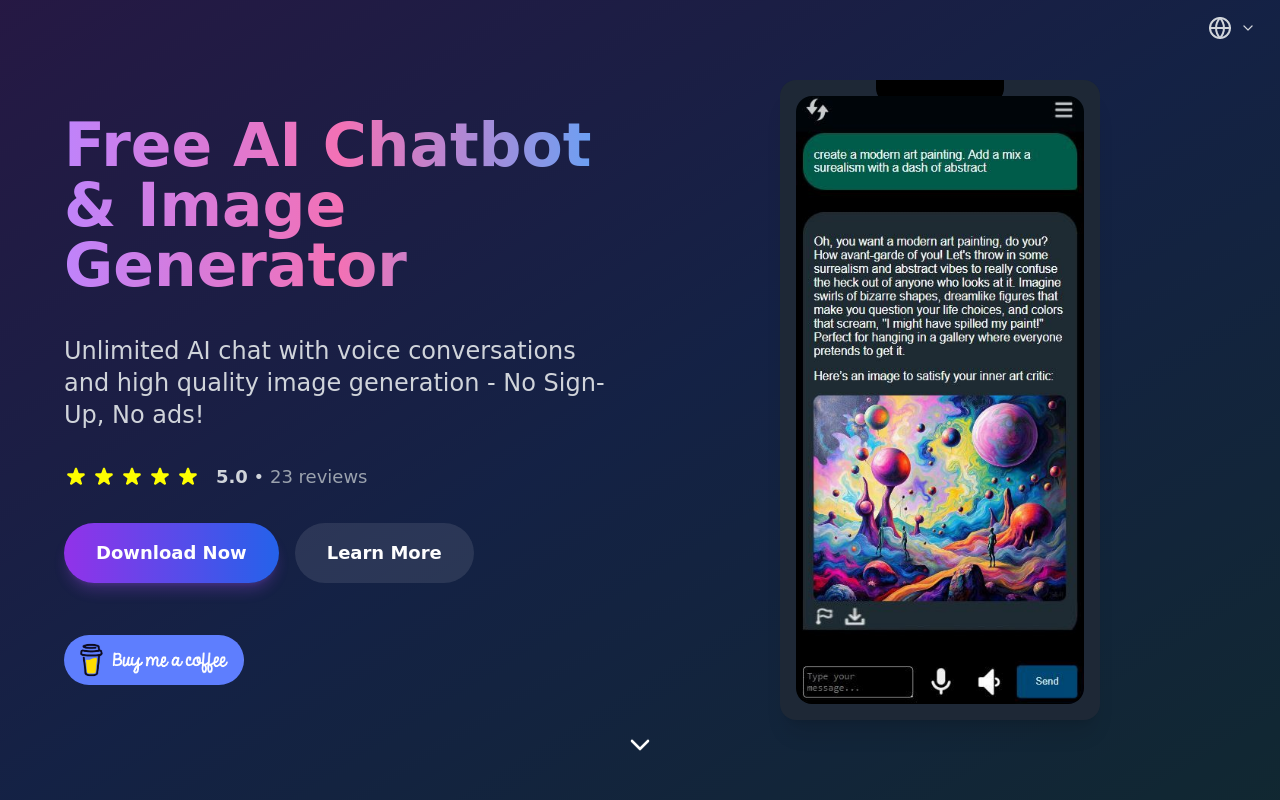 Free AI Chatbot & Image Generator