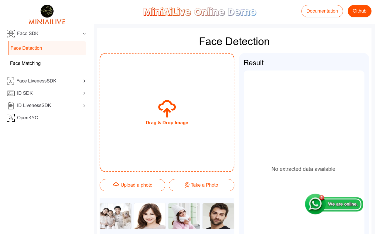 Face & ID Recognition Online Demo