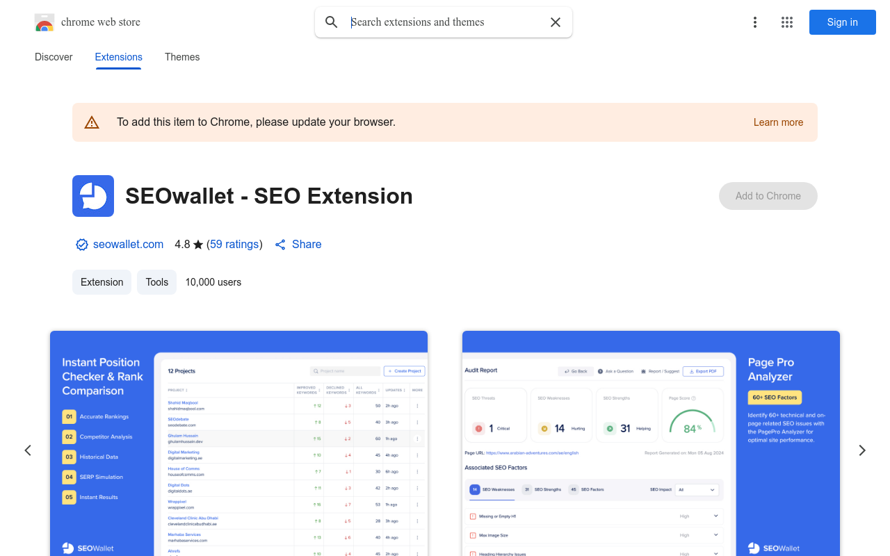 SEOwallet: Your Personal SEO Assistant