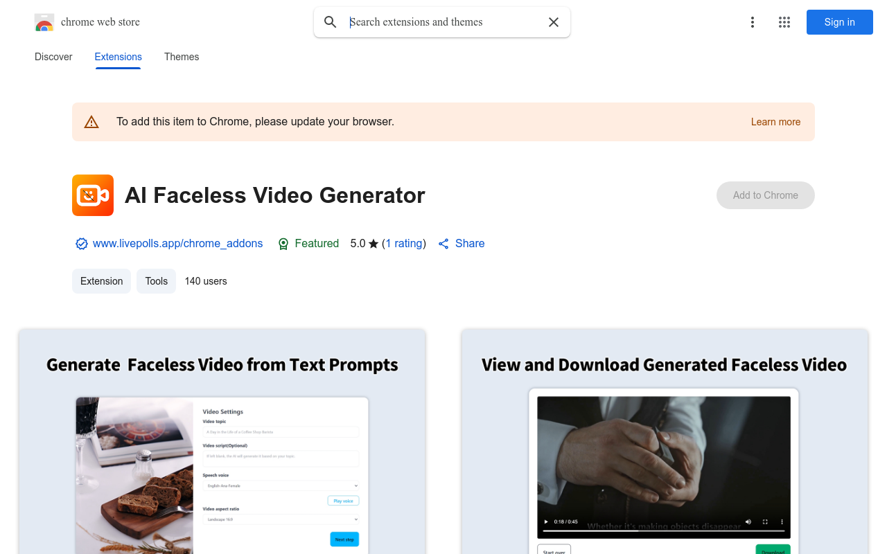 AI Faceless Video Generator