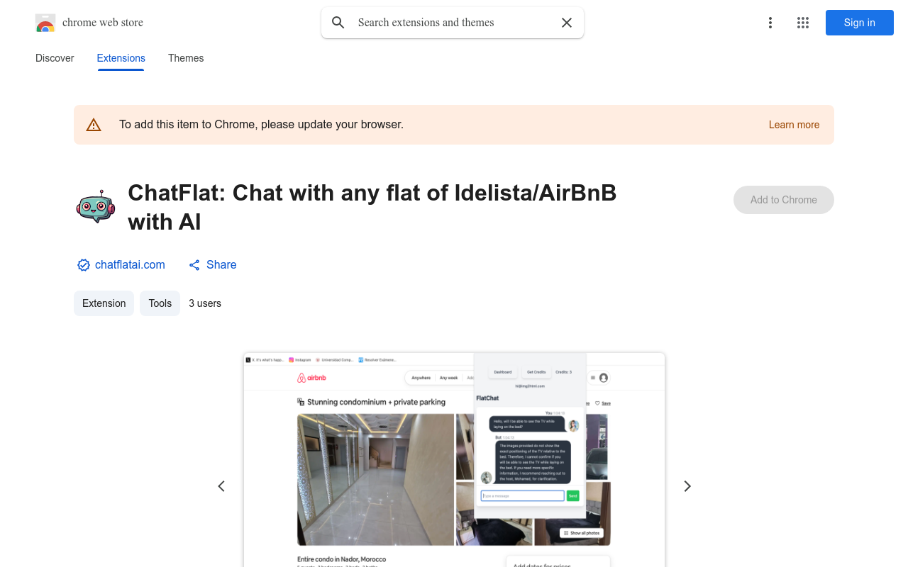 ChatFlat: Chat with any flat of Idelista/AirBnB with AI