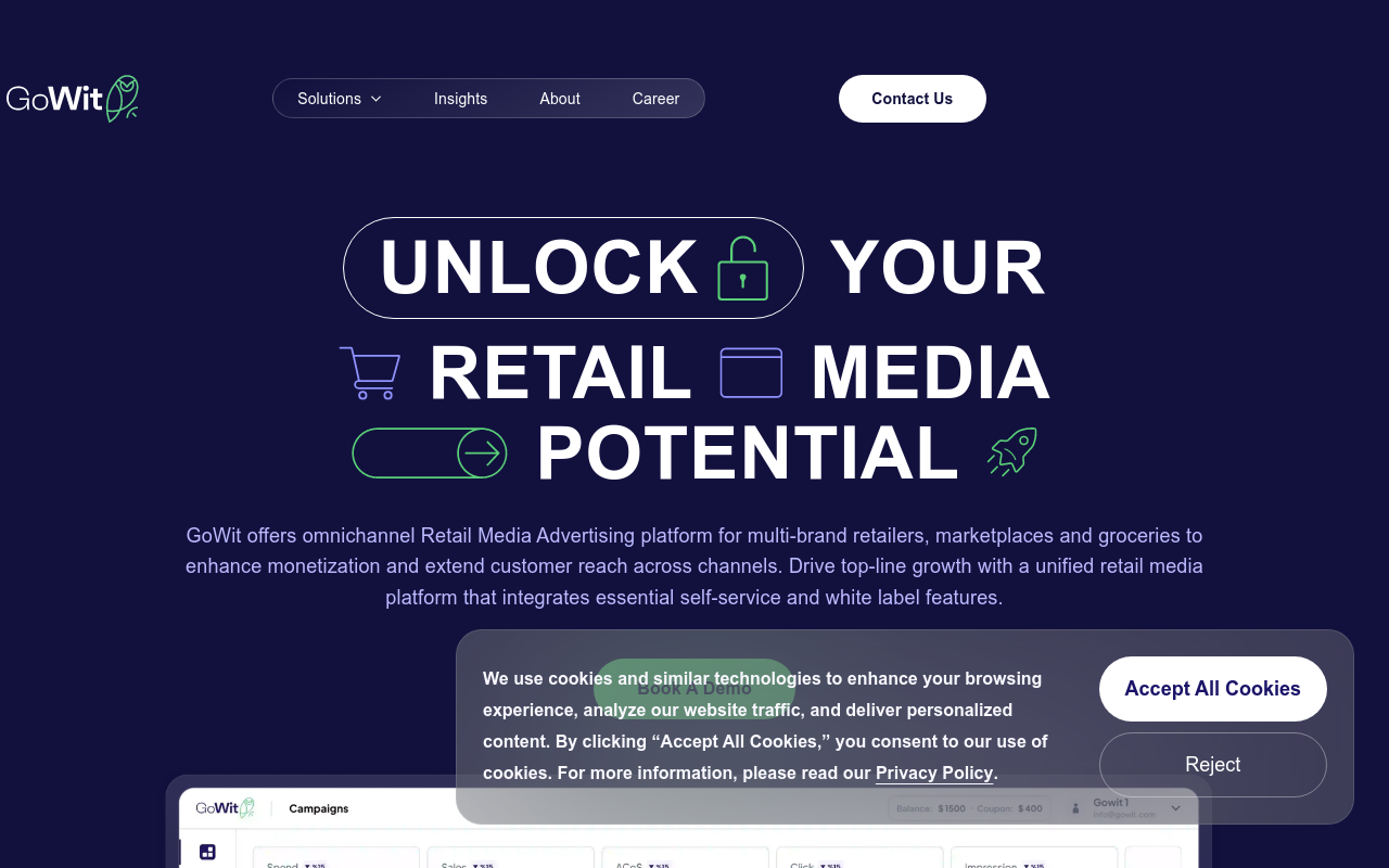 GoWit Retail Media Ads Platform