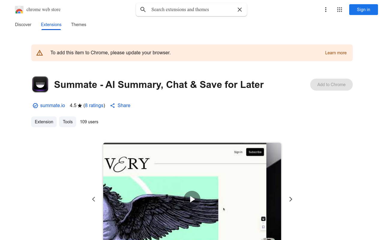 Summate - Summarize Any Website