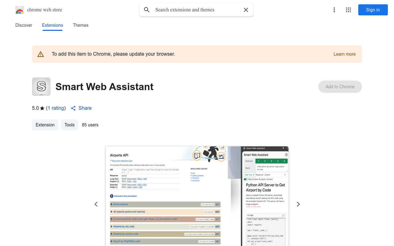 Smart Web Assistant