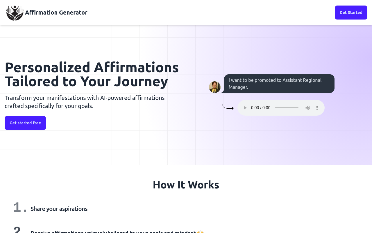 Affirmation Generator