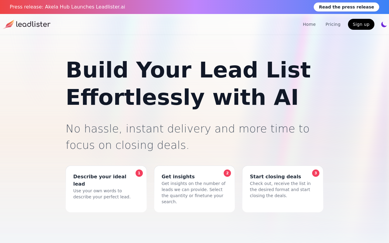 Leadlister