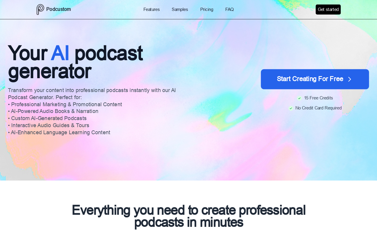 Podcustom