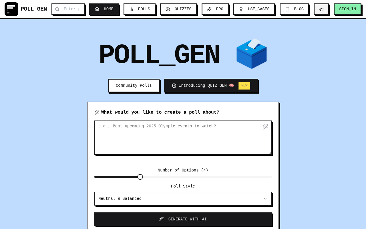 Poll Gen