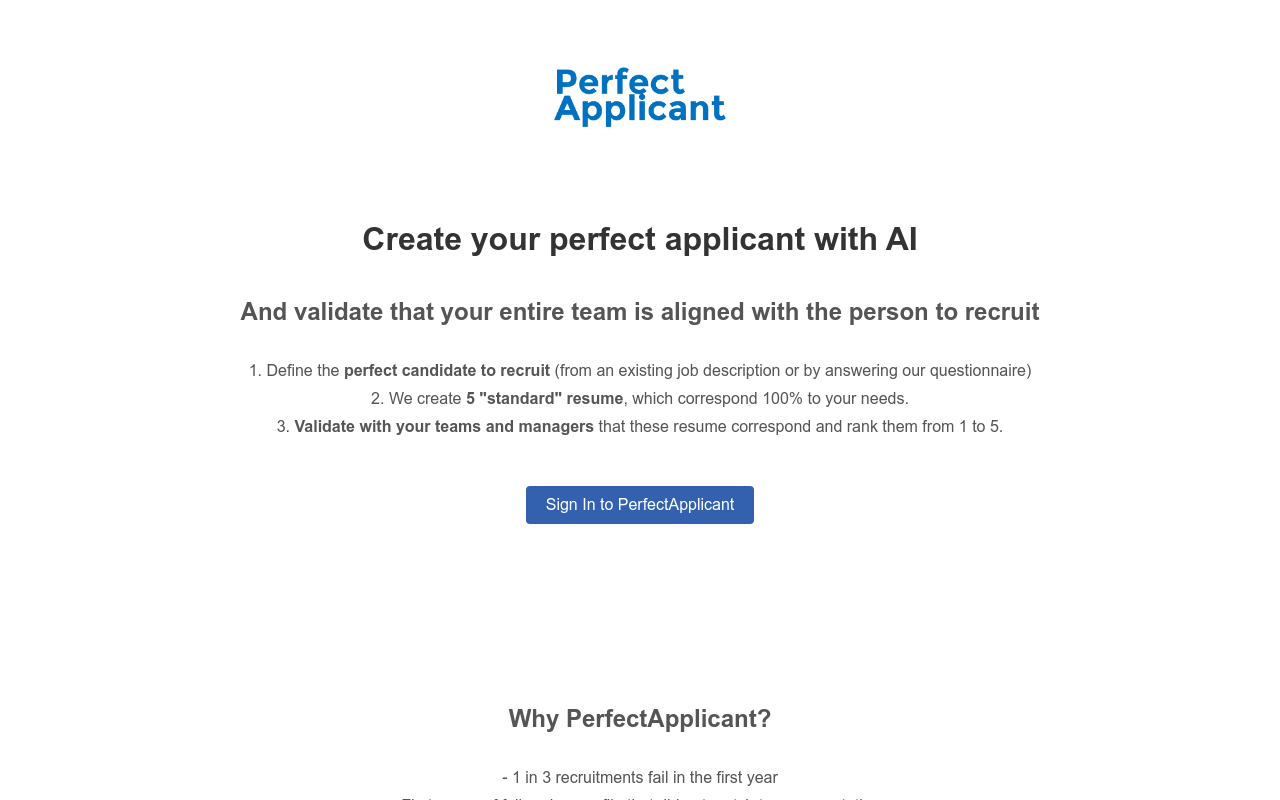 PerfectApplicant