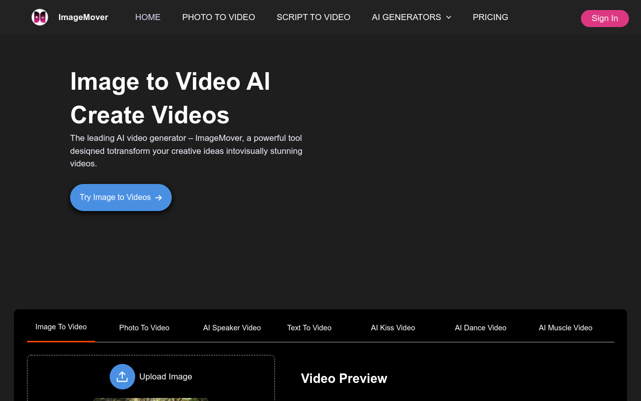 Image To Video AI - ImageMover